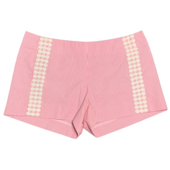Lilly Pulitzer Pants - Lilly Pulitzer Liza Shorts in PB Pink Lucky Seersucker Size 2 NWT